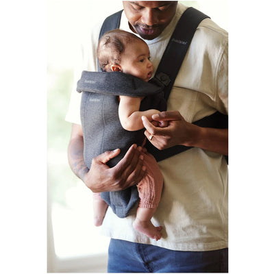 BabyBjörn Baby Carrier Mini 3D Jersey - Charcoal gray