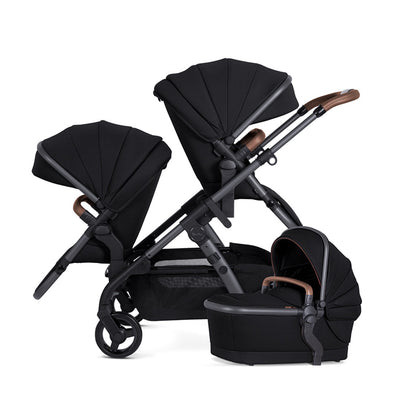 Silver Cross Wave 3 Single-to-Double Stroller - Licorice