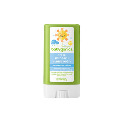 Babyganics Baby Sunscreen Stick 50 SPF .47 Oz