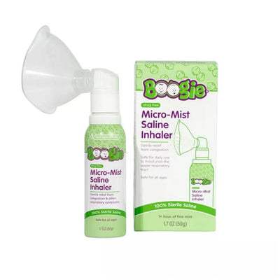 Inalador Spray Saline Micro-Mist Boogie Para Constipação Nasal - Boogie Wipes Babytunes