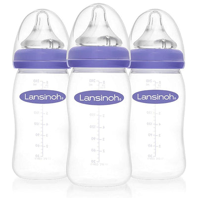 Kit Mamadeira Lansinoh Momma 3 Peças Transparente 240ML - Lansinoh Babytunes